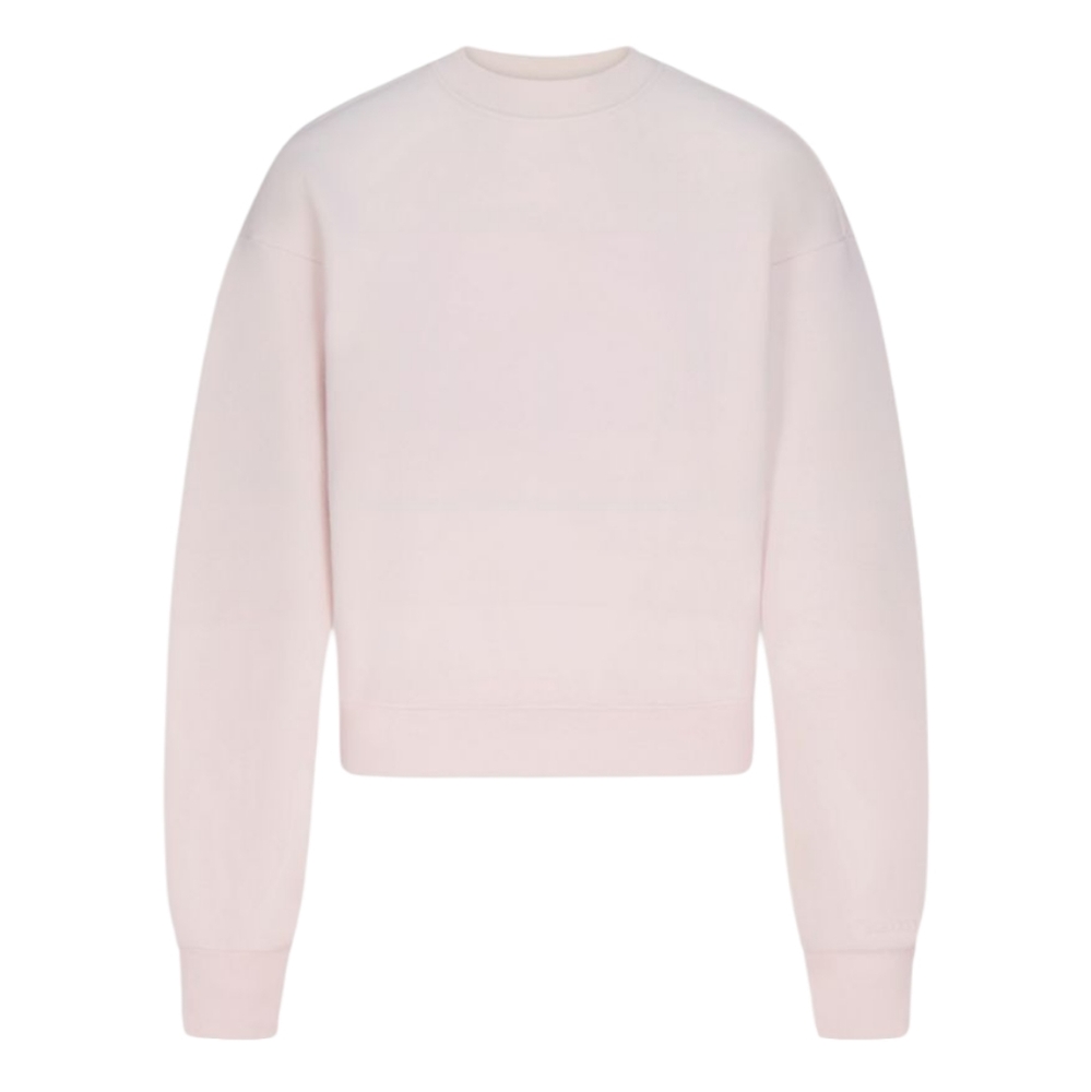 SKIMS Cotton Fleece Crew Neck Sweatshirt - Picture 15 of 15
